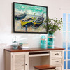 Claude Monet,Three Fishing Boats,Seaside pier,canvas print,canvas art,canvas wall art,large wall art,framed wall art,p909
