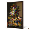 Severin Roesen,The Abundance of Nature,Still life with flowers and fruits,canvas print,canvas art,canvas wall art,large wall art,p2569