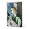 Ossip Zadkine,Reading Woman,Modern abstract portrait,canvas print,canvas art,canvas wall art,large wall art,framed wall art,p2546