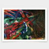 Franz Marc,Animal Destinies, The Trees Showed Their Rings, the Animals Their Veins,art prints,Vintage art,canvas wall art,V3781