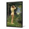 José Julio De Souza Pinto, Under the greenery,Naked girl on the grass,canvas print,canvas art,canvas wall art,large wall art,framed,p2528