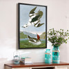 John James Audubon, Smew or White Nun,The Birds of America,canvas print,canvas art,canvas wall art,large wall art,framed wall art,p2467