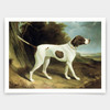 George Garrard,Portrait of a liver and white pointer,art prints,Vintage art,canvas wall art,famous art prints,V3867