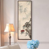 Wang Wu,Bamboo and Camellia,Chinese Flower Painting,Vertical Narrow Art,large wall art,framed wall art,canvas wall art,M789