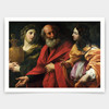 Guido Reni,Lot and his Daughters leaving Sodom,art prints,Vintage art,canvas wall art,famous art prints,V3963