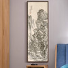 Wang Hui,Pavilion in pine forest,Chinese Landscape Prints,Vertical Narrow Art,large wall art,framed wall art,canvas wall art,M783