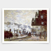 Claude Monet,Gare Saint-Lazare,art prints,Vintage art,canvas wall art,famous art prints,V3402