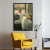 James Tissot,Seaside,July Specimen of a Portrait,Lady on the couch,canvas print,canvas art,canvas wall art,large wall art,framed art,p2252