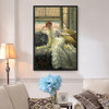 James Tissot,Seaside,July Specimen of a Portrait,Lady on the couch,canvas print,canvas art,canvas wall art,large wall art,framed art,p2252