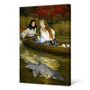 James Tissot,On the Thames, A Heron,canvas print,canvas art,canvas wall art,large wall art,framed wall art,p2251