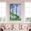 Claude Monet,Wind Effect,Series of The Poplars,Aspen trees in the morning,canvas print,canvas art,canvas wall art,large wall art,p2195