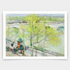 Childe Hassam,Pont Royal, Paris, 1897,art prints,Vintage art,canvas wall art,famous art prints,V3358