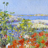 Childe Hassam,Celia Thaxter's Garden, Isles of Shoals, Maine, c. 1890,art prints,Vintage art,canvas wall art,famous art prints,V3353