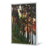 Albert Edelfelt,View Of Porvoo From Nasinmaki,Riverside Woods Scenery,Canvas Print,Canvas Art,Canvas Wall Art,Large Wall Art,Framed ,P2158