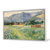 ZorkÓczy, JÚlius, Landscape With A Flowered Meadow,canvas print,canvas art,canvas wall art,large wall art,framed wall art,p2157