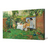 William Merritt Chase,The Open Air Breakfast,canvas print,canvas art,canvas wall art,large wall art,framed wall art,p2148