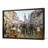 Vojtech Bartonek,Conscripts,Young people in the farmers' market,canvas print,canvas art,canvas wall art,large wall art,framed wall art,p2132