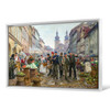 Vojtech Bartonek,Conscripts,Young people in the farmers' market,canvas print,canvas art,canvas wall art,large wall art,framed wall art,p2132