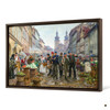 Vojtech Bartonek,Conscripts,Young people in the farmers' market,canvas print,canvas art,canvas wall art,large wall art,framed wall art,p2132