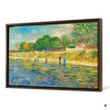 Vincent van Gogh, Bank of the Seine,canvas print,canvas art,canvas wall art,large wall art,framed wall art,p2122