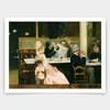 Henri Gervex,Cafe Scene in Paris,art prints,Vintage art,canvas wall art,famous art prints,V4085