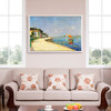 Stanislas Lépine,Landscape with boats,canvas print,canvas art,canvas wall art,large wall art,framed wall art,p2088