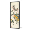 Tang Shishi,Yellow rose and Malus spectabilis,Chinese Flower Paintings,Vertical Narrow Art,large wall,framed wall art,canvas wall art,M768