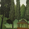 Henri Rousseau,View of Montsouris Park, the Kiosk,art prints,Vintage art,canvas wall art,famous art prints,V4134