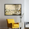 Pieter Bruegel the Elder,Winter Landscape with Skaters and Birds Trap,canvas print,canvas art,canvas wall art,large wall art,framed,p2063