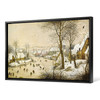 Pieter Bruegel the Elder,Winter Landscape with Skaters and Birds Trap,canvas print,canvas art,canvas wall art,large wall art,framed,p2063