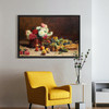 Pedro Alexandrino, Fruits and flowers,Still life art,canvas print,canvas art,canvas wall art,large wall art,framed wall art,p2048