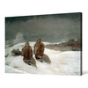 Winslow Homer,Below Zero,large wall art,framed wall art,canvas wall art,large canvas,M5187