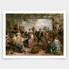 Jan Steen,The Dancing Couple,art prints,Vintage art,canvas wall art,famous art prints,V4254