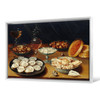 Osias Beert the Elder,Dishes with Oysters, Fruit, and Wine,canvas print,canvas art,canvas wall art,large wall art,framed wall art,p2031