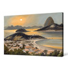 Botafogo's Cove,Bay city scenery, coastal scenery,canvas print,canvas art,canvas wall art,large wall art,framed wall art,p2028