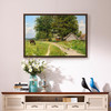 Nikolay A Klodt,Rural Landscape,Country Farmhouse Landscape,canvas print,canvas art,canvas wall art,large wall art,framed wall art,p2027