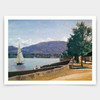 Jean Baptiste Camille Corot,The Quai des Paquis in Geneva,art prints,Vintage art,canvas wall art,famous art prints,V4292