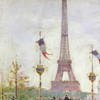 Jean Beraud,Entrance to the Exposition Universelle,art prints,Vintage art,canvas wall art,famous art prints,V4303