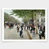 Jean Beraud,Parisian street scene,art prints,Vintage art,canvas wall art,famous art prints,V4305