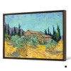 Vincent van Gogh,Wooden huts among olive trees and cypress trees,large wall art,framed wall art,canvas wall art,large canvas,M5118