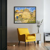 Vincent van Gogh,Wheat Stacks,large wall art,framed wall art,canvas wall art,large canvas,M5116