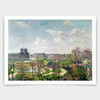 Camille Pissarro,The Garden of the Tuileries,art prints,Vintage art,canvas wall art,famous art prints,V3272
