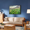 Vincent van Gogh,The Green Wheatfield behind the Asylum,large wall art,framed wall art,canvas wall art,large canvas,M5106