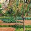 Camille Pissarro,Garden in Full Sunlight,art prints,Vintage art,canvas wall art,famous art prints,V3244