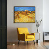 Vincent van Gogh,Harvest In Provence, June 1888,large wall art,framed wall art,canvas wall art,large canvas,M5083
