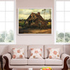 Vincent van Gogh,Cottage with Peasant Coming Home,large wall art,framed wall art,canvas wall art,large canvas,M5077
