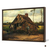 Vincent van Gogh,Cottage with Peasant Coming Home,large wall art,framed wall art,canvas wall art,large canvas,M5077