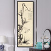 Shi Tao,plum and orchid,Chinese Floral Art,Vertical Narrow Art,large wall art,framed wall art,canvas wall art,M746