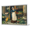 Victor Gabriel Gilbert,The Fruit Seller,large wall art,framed wall art,canvas wall art,large canvas,M5063