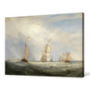 TURNER, Joseph Mallord William,Helvoetsluys; the City of Utrecht,Going to Sea,large wall art,framed wall art,canvas wall,large canvas,M5057